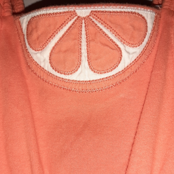 Gymboree Sunny Citrus Outlet Orange Romper 3-6 - Picture 3 of 6